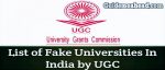 Read more about the article List of Fake Universities in India?